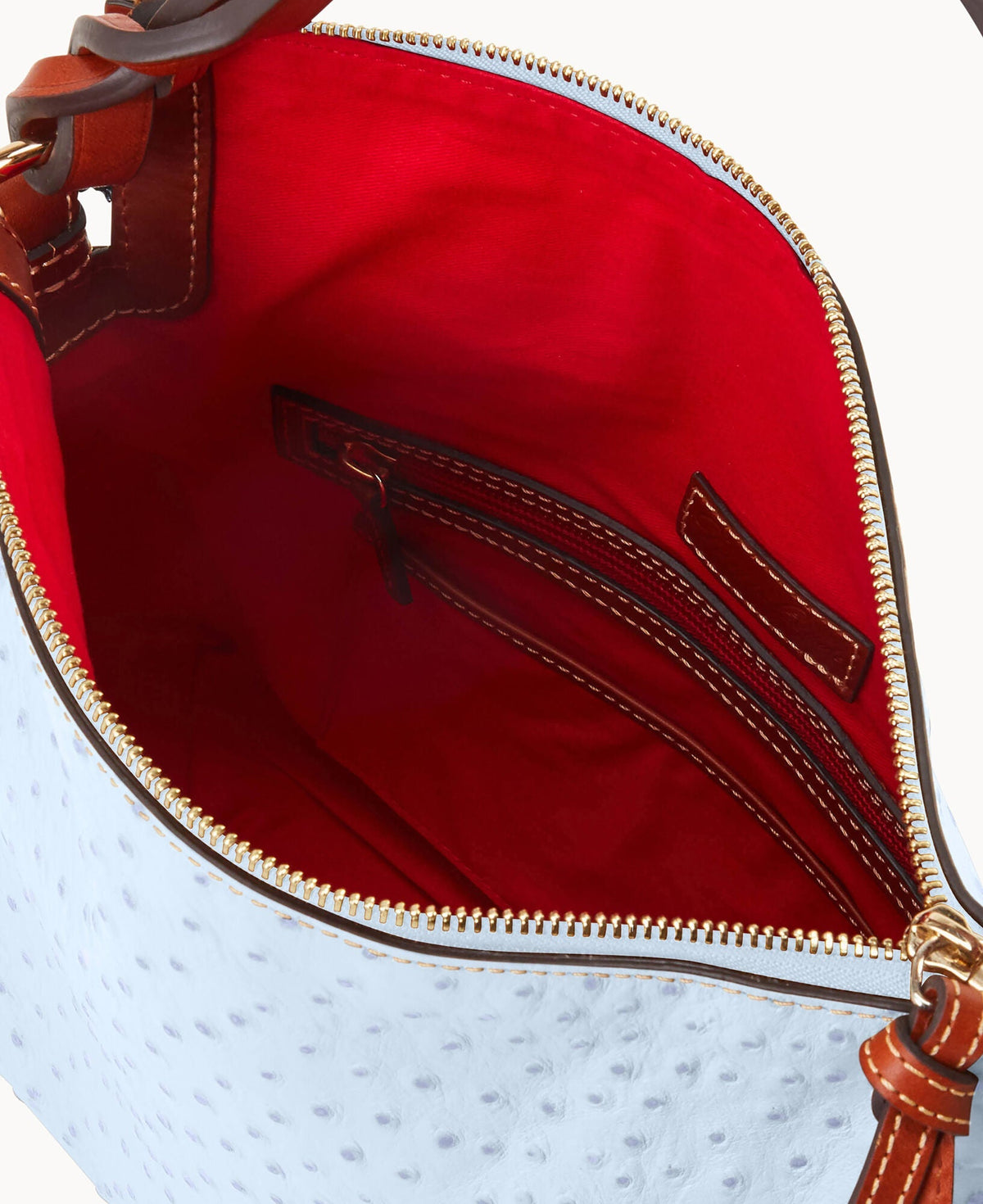 Ostrich Twist Strap Hobo