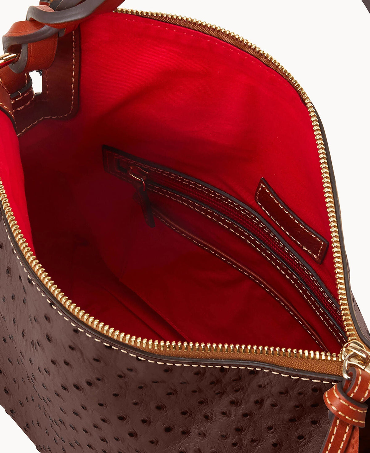 Ostrich Twist Strap Hobo