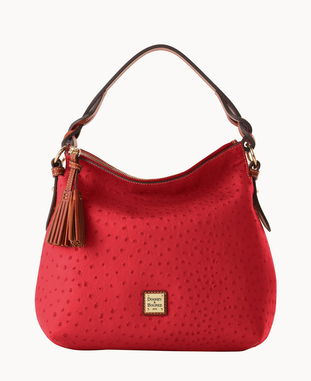 Ostrich Twist Strap Hobo