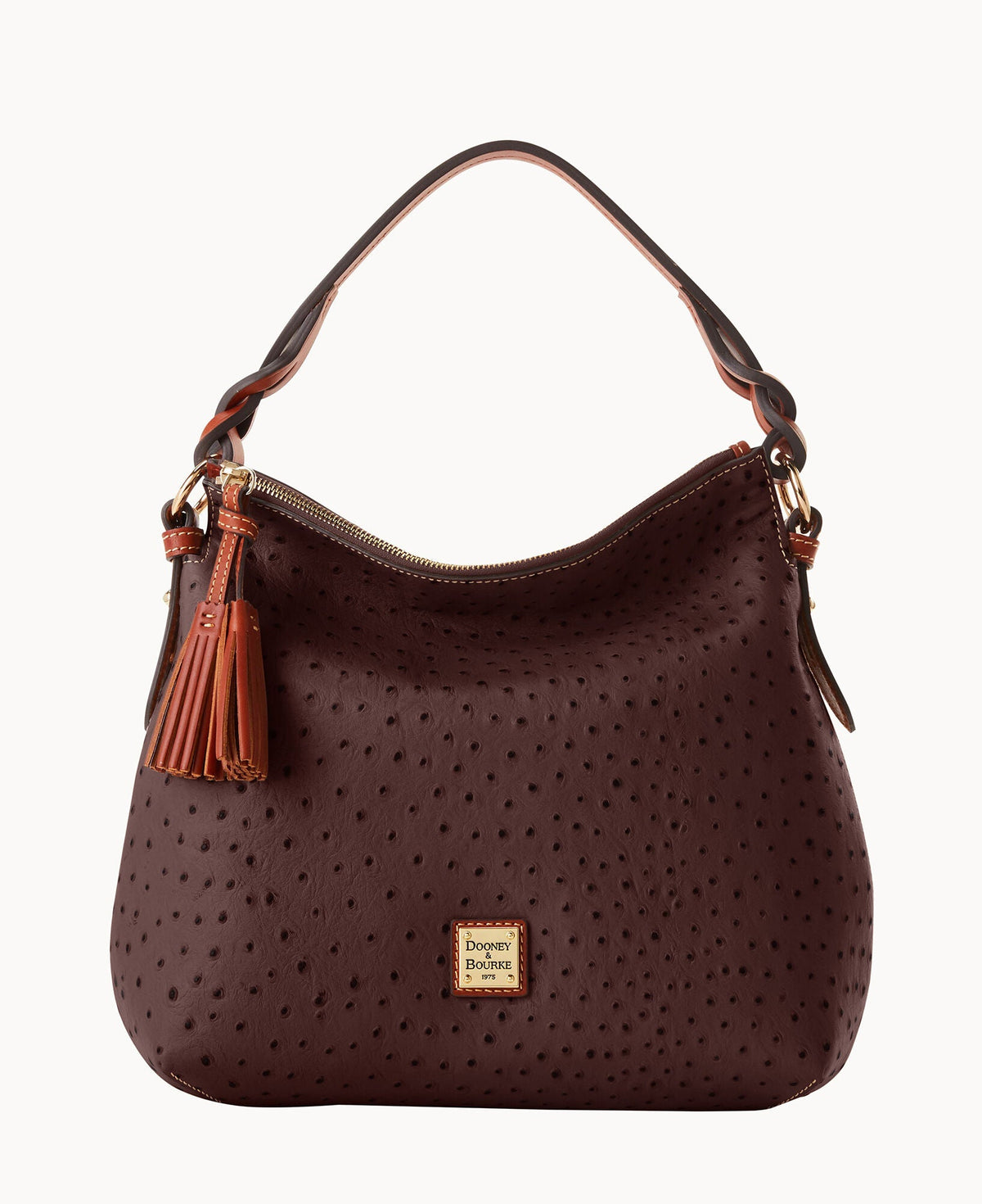Ostrich Twist Strap Hobo
