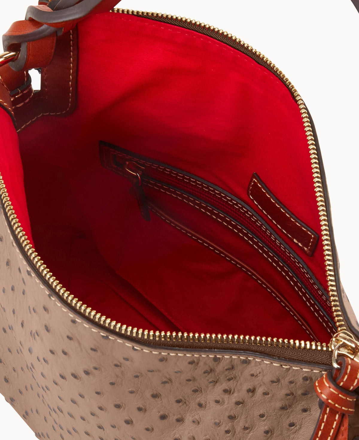 Ostrich Twist Strap Hobo