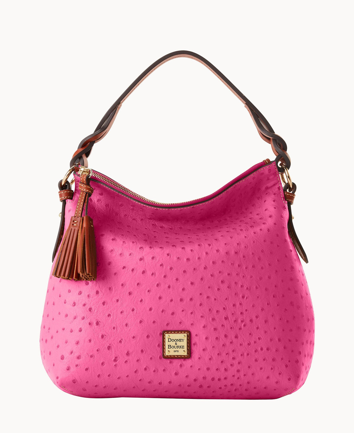 Ostrich Twist Strap Hobo