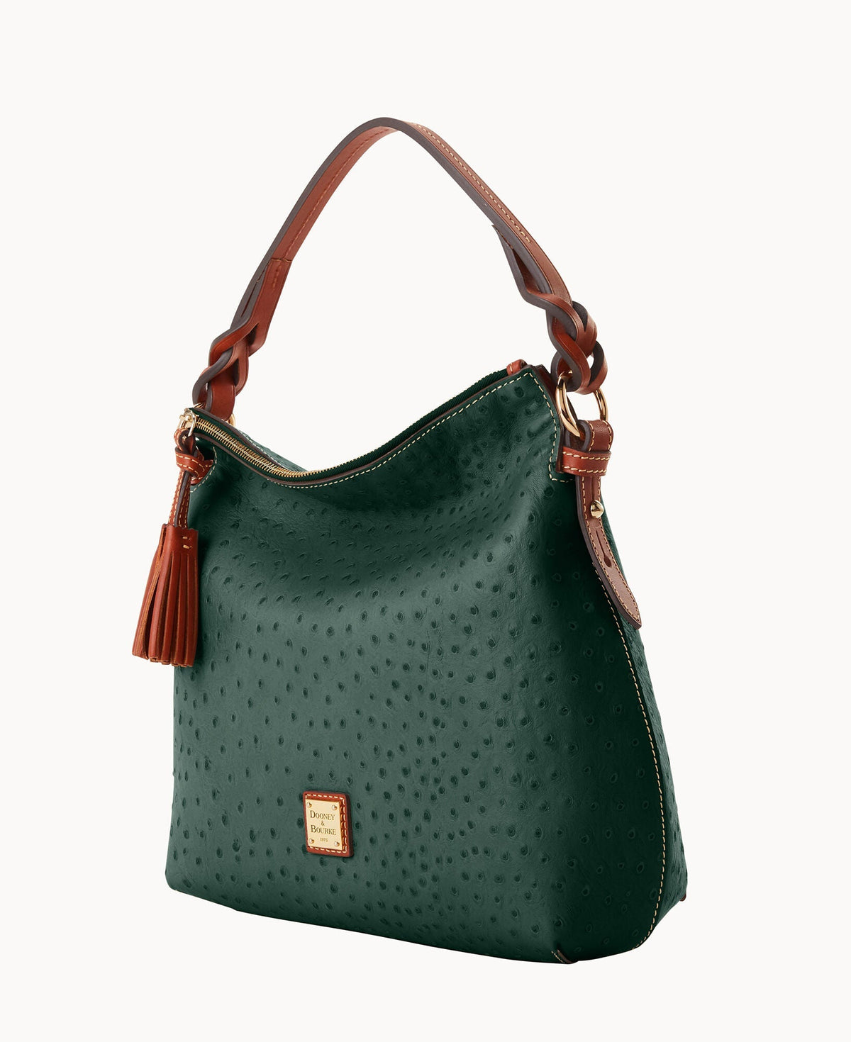Ostrich Twist Strap Hobo