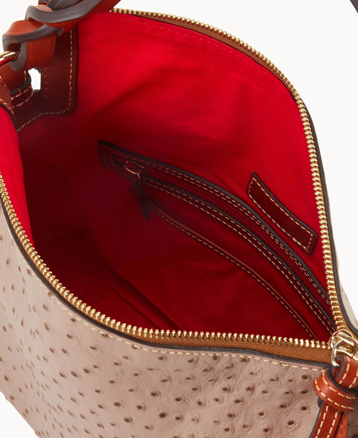 Ostrich Twist Strap Hobo