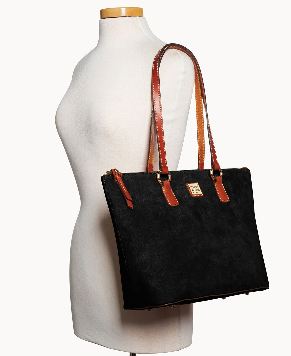 Suede Wren Zip Tote