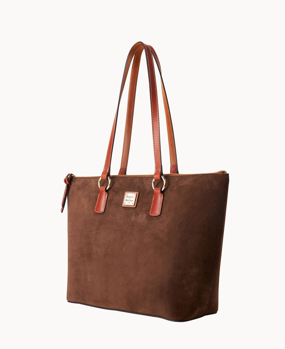 Suede Wren Zip Tote