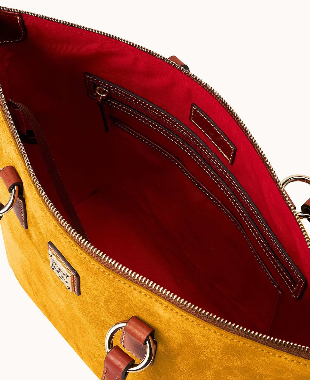Suede Wren Zip Tote
