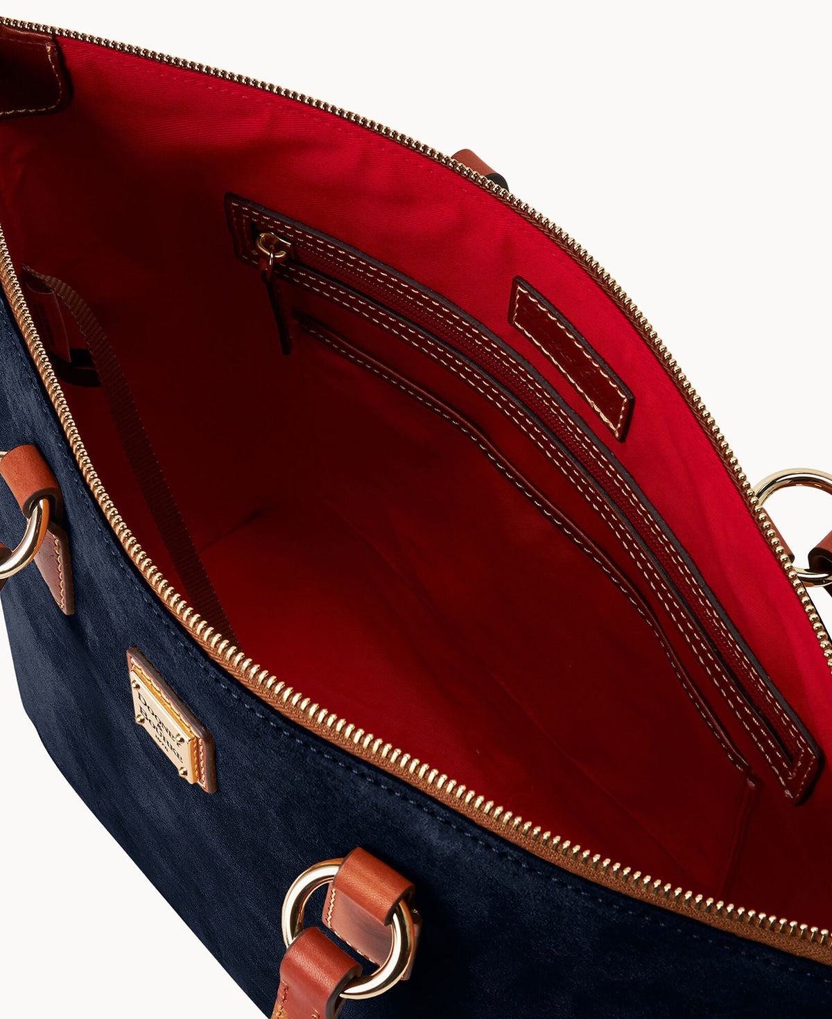 Suede Wren Zip Tote