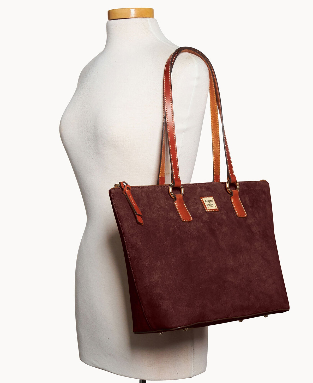 Suede Wren Zip Tote