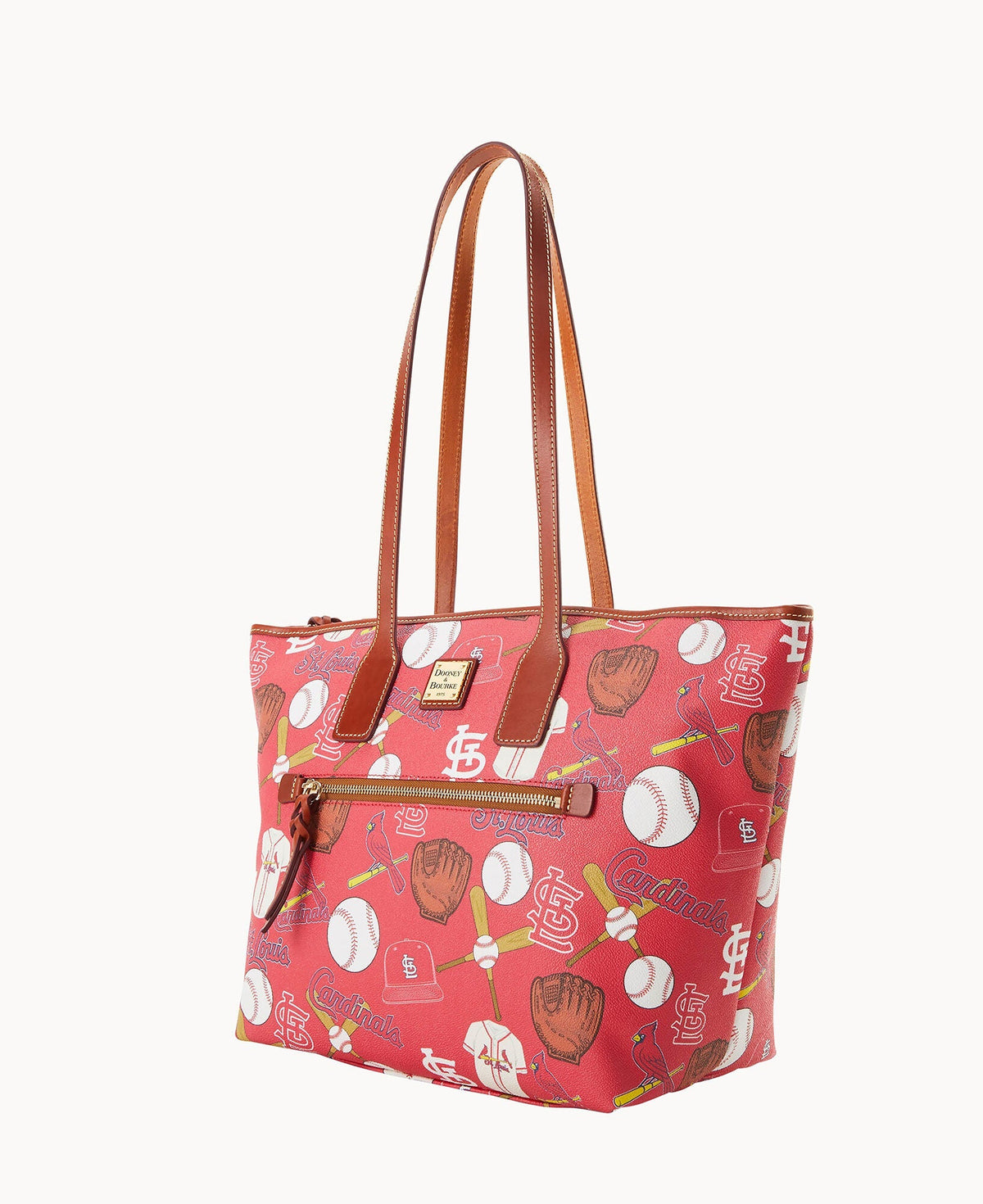 MLB Cardinals Zip Tote