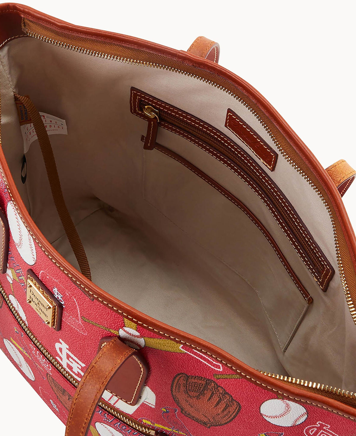 MLB Cardinals Zip Tote