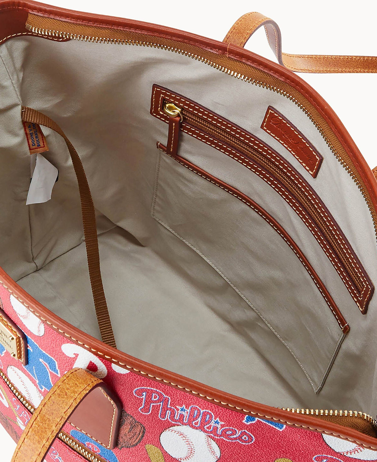 MLB Phillies Zip Tote