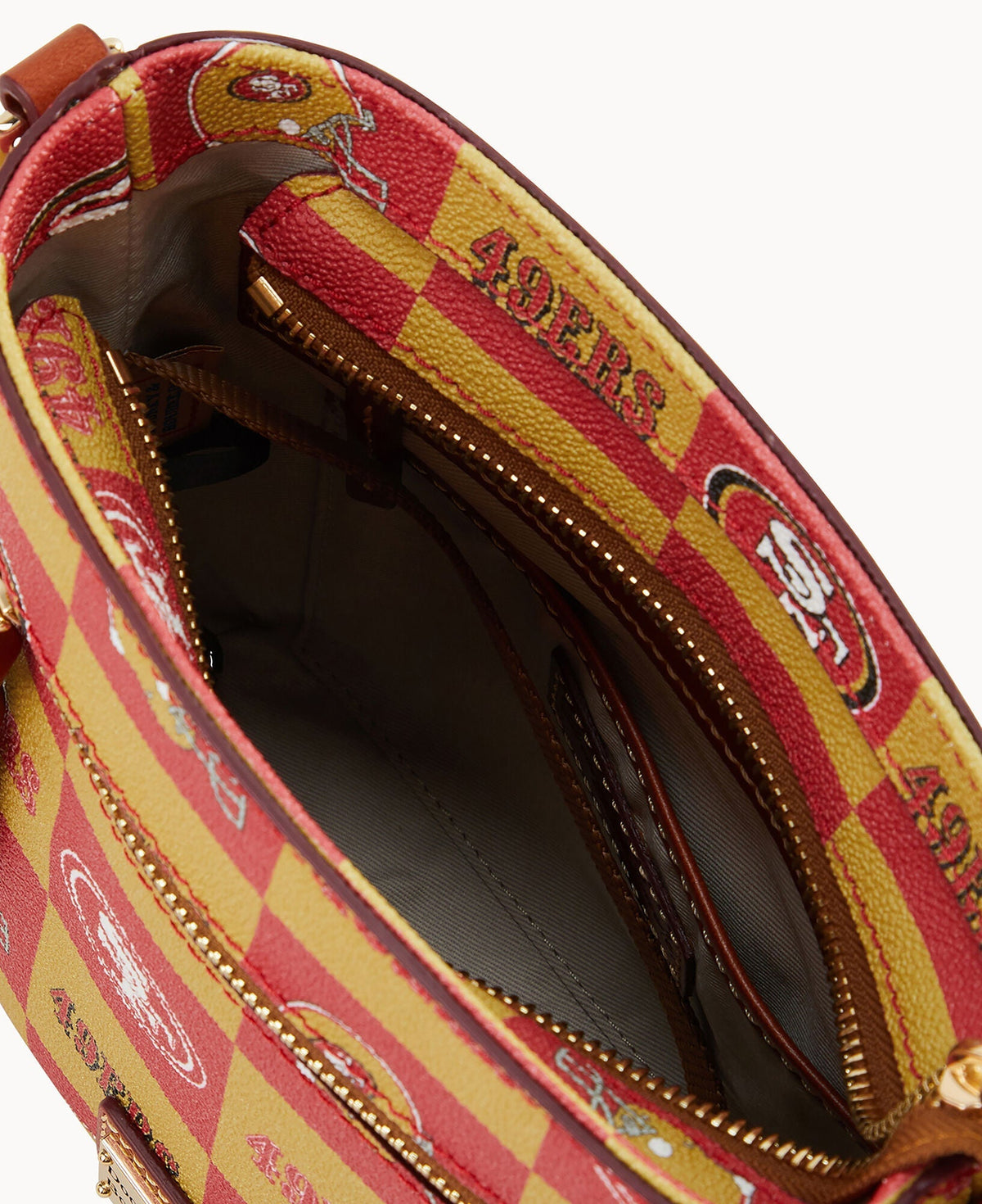 NFL 49ERS Small Zip Crossbody