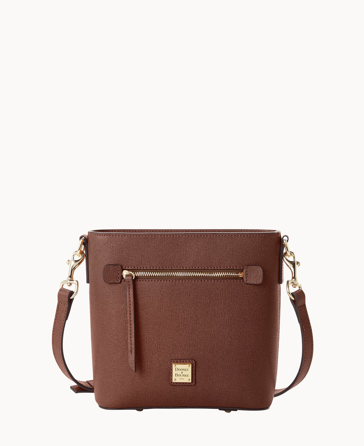 Saffiano Small Zip Crossbody