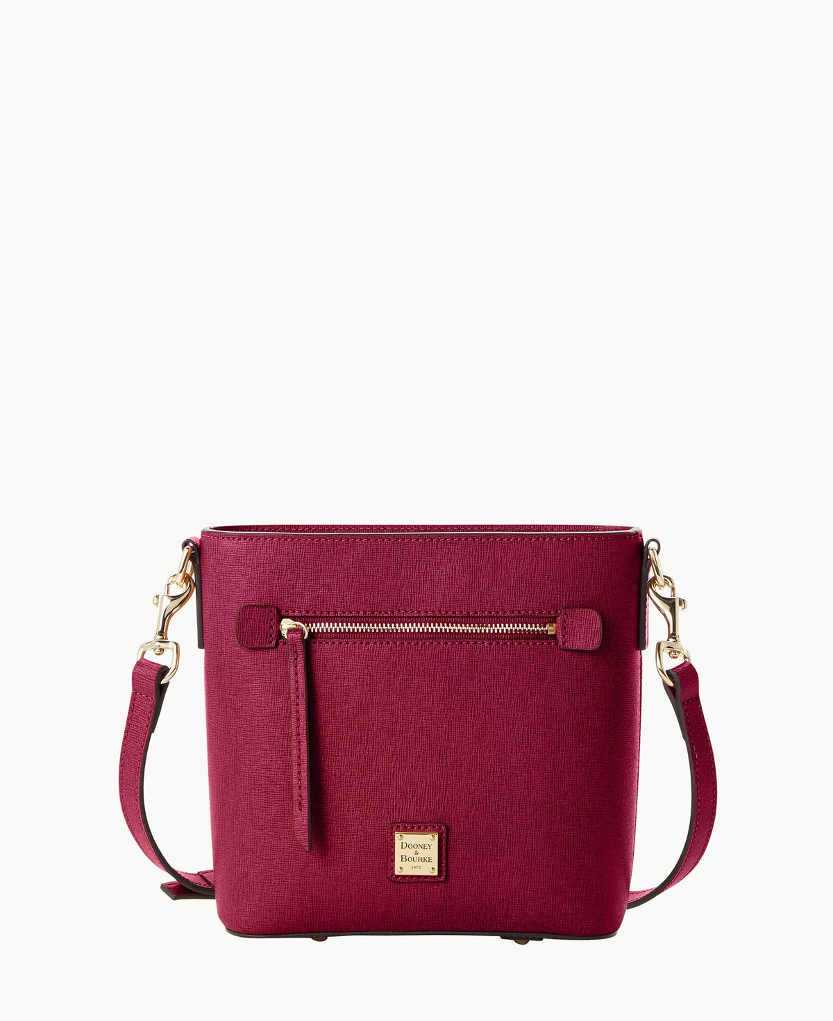 Saffiano Small Zip Crossbody