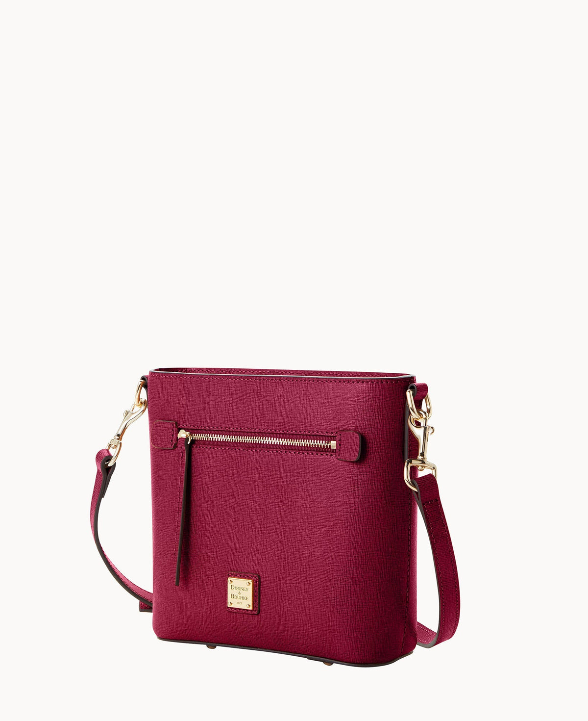 Saffiano Small Zip Crossbody