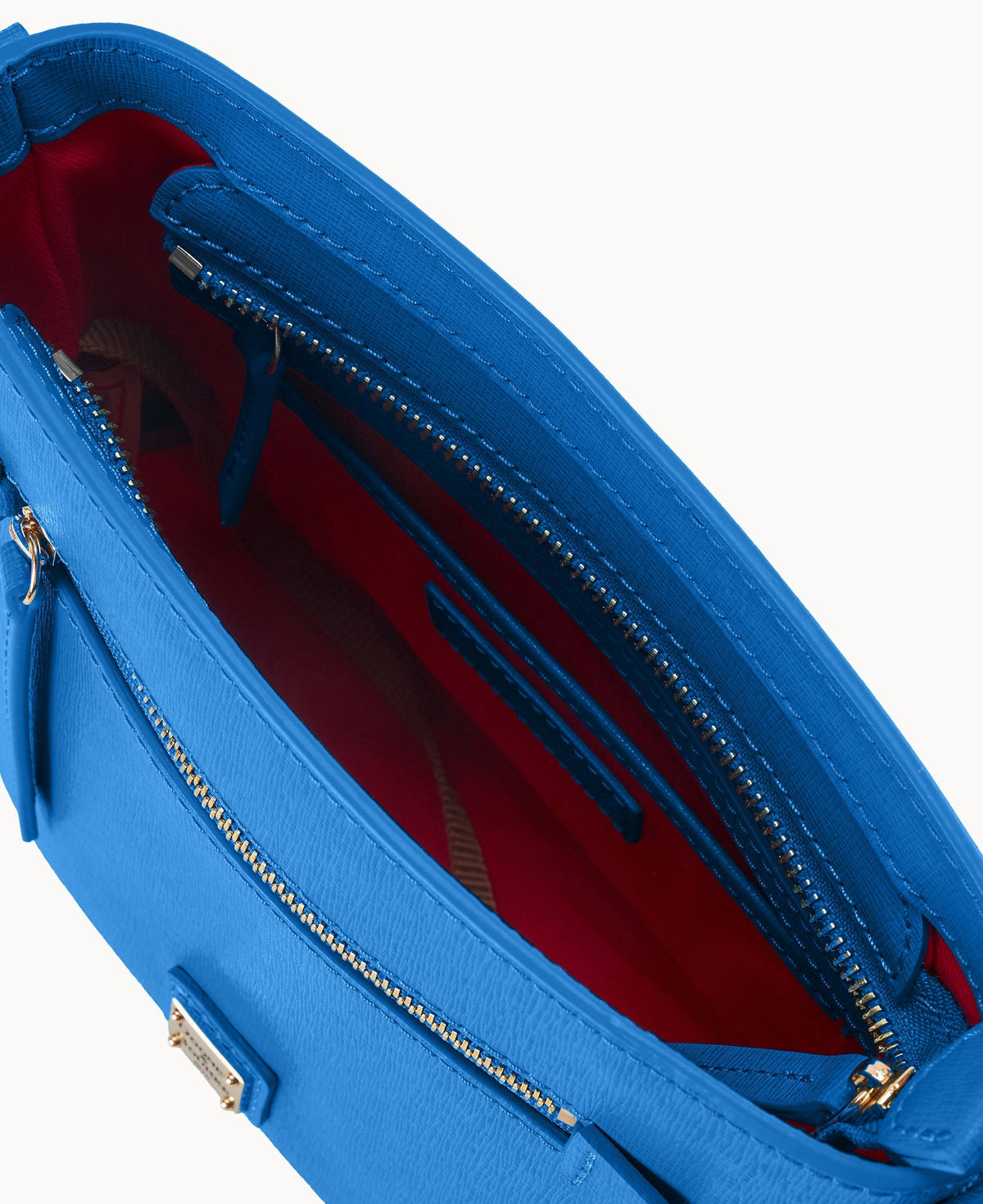 Saffiano Small Zip Crossbody