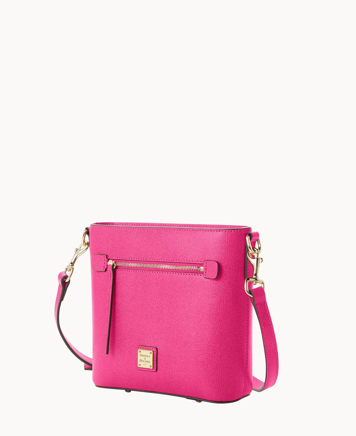 Saffiano Small Zip Crossbody