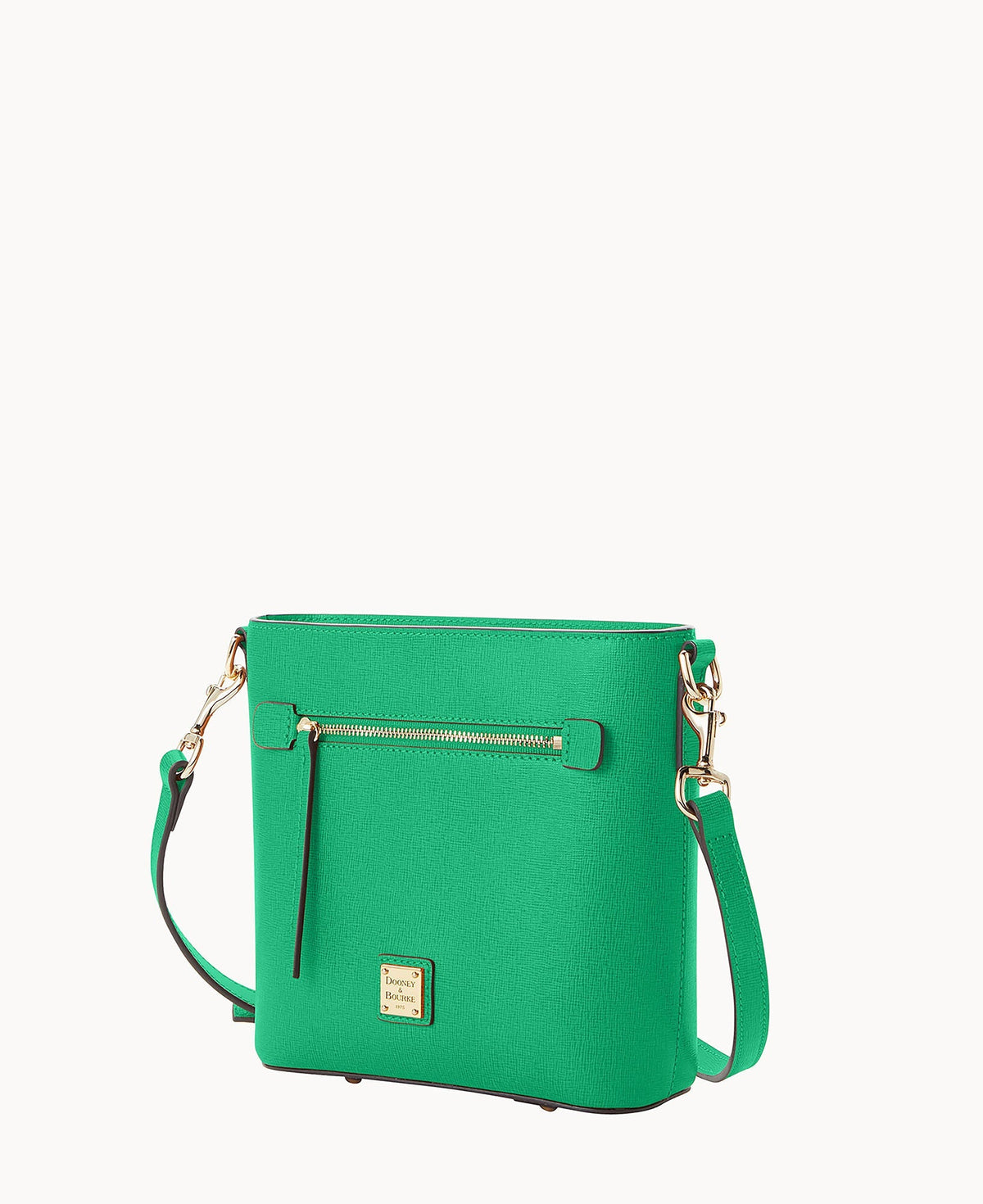 Saffiano Small Zip Crossbody