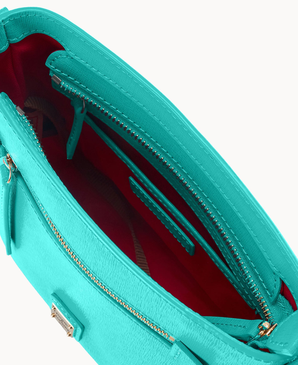Saffiano Small Zip Crossbody