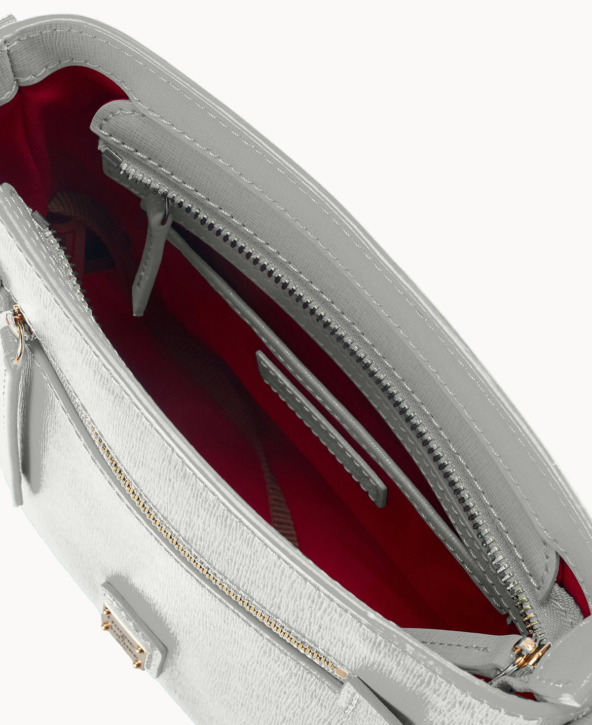 Saffiano Small Zip Crossbody