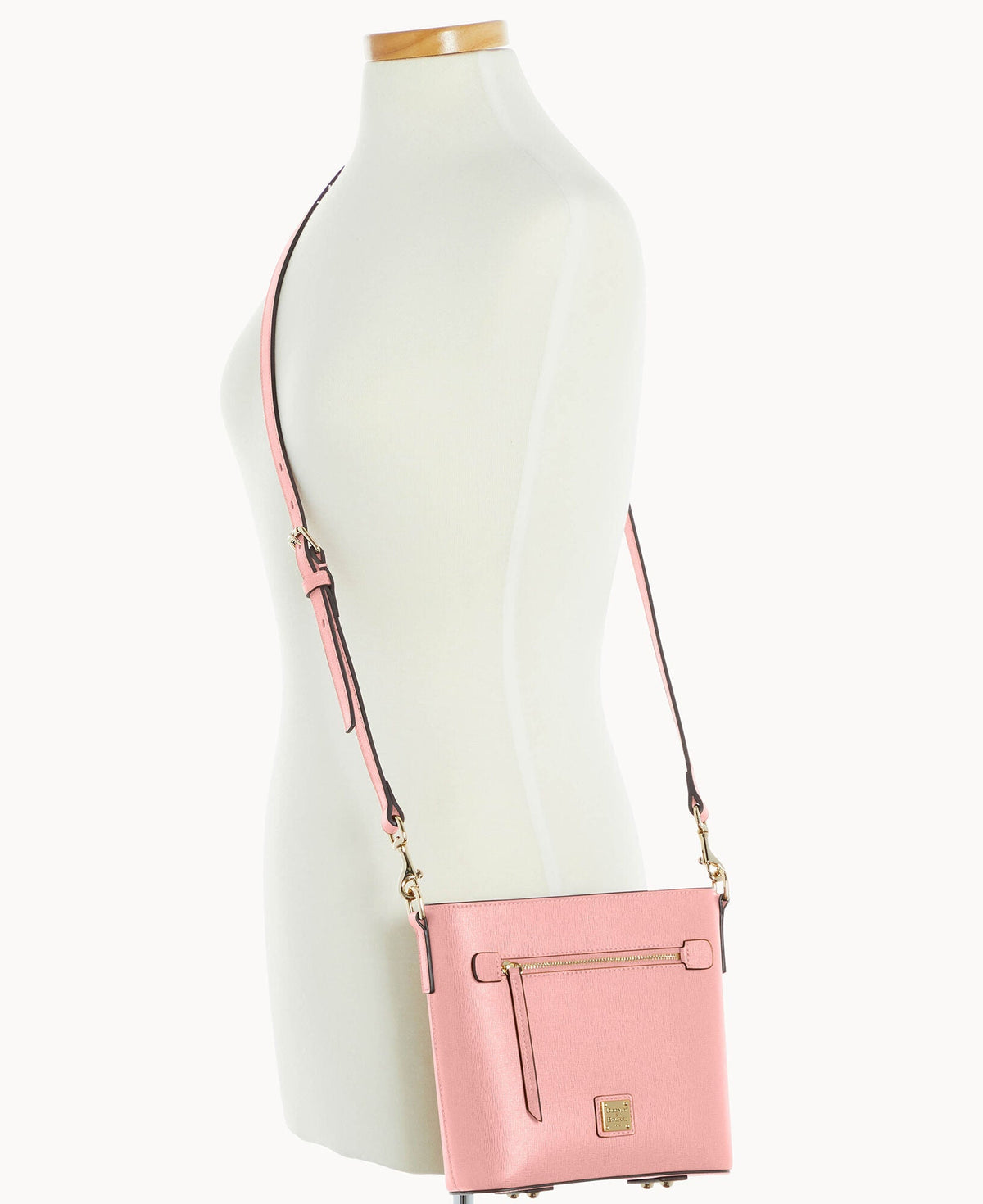 Saffiano Small Zip Crossbody