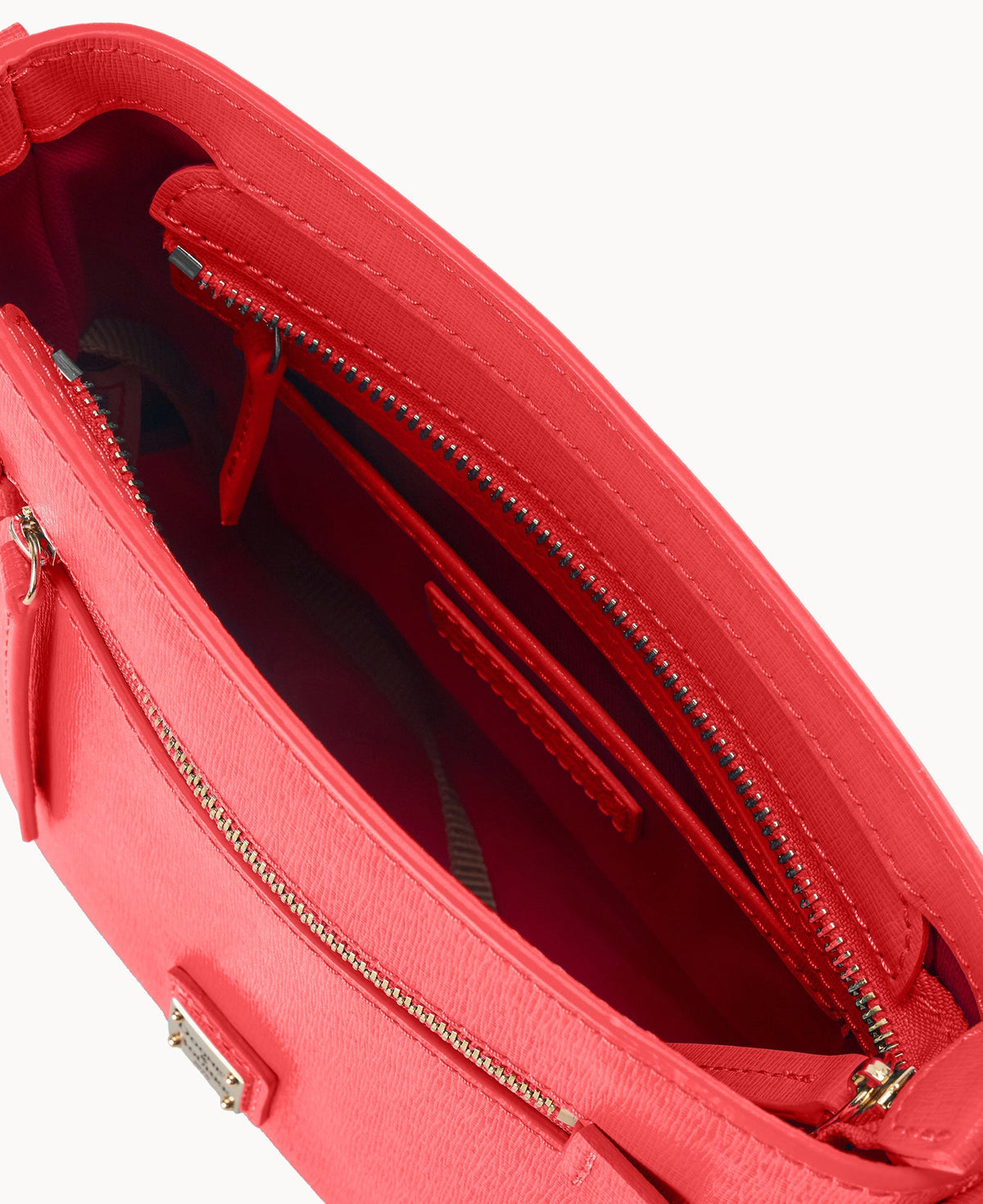 Saffiano Small Zip Crossbody