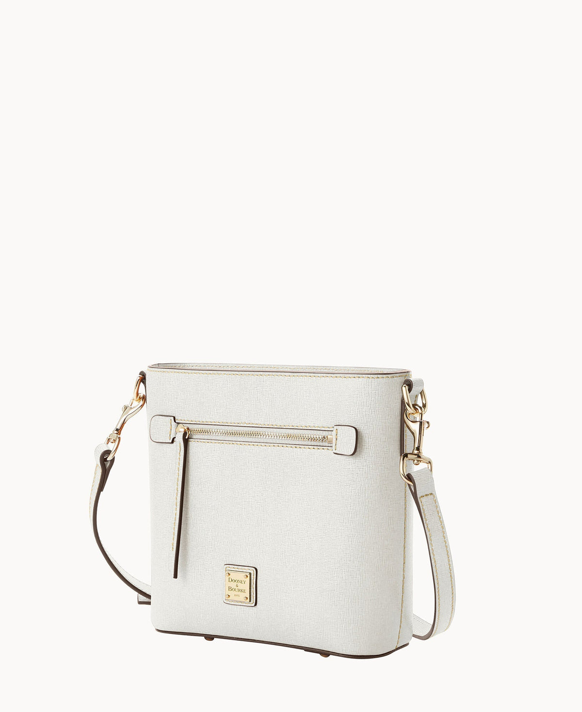 Saffiano Small Zip Crossbody