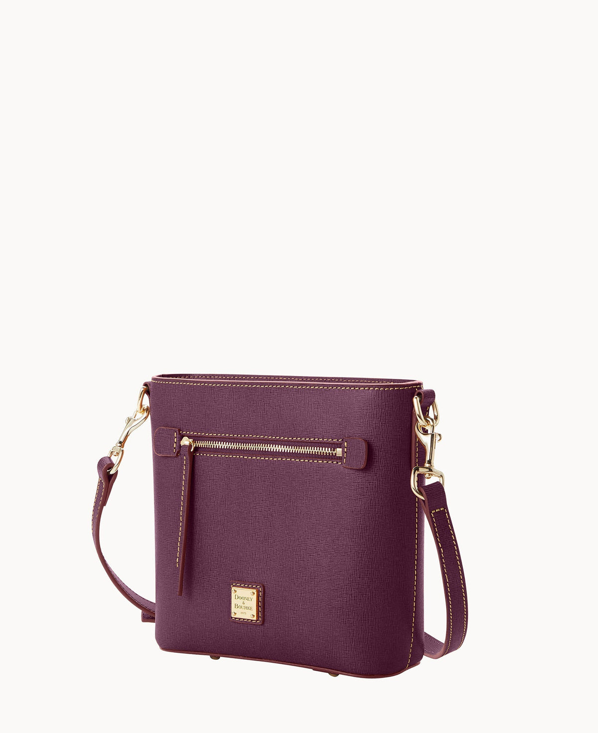 Saffiano Small Zip Crossbody