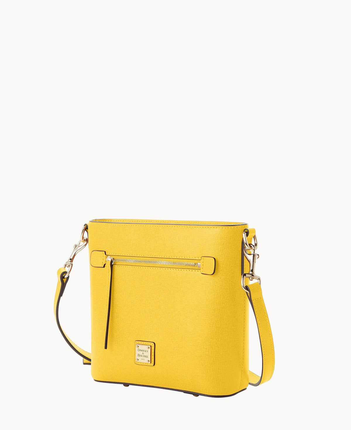 Saffiano Small Zip Crossbody
