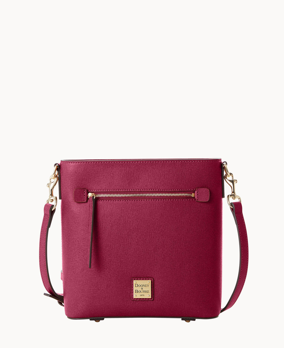 Saffiano Zip Crossbody