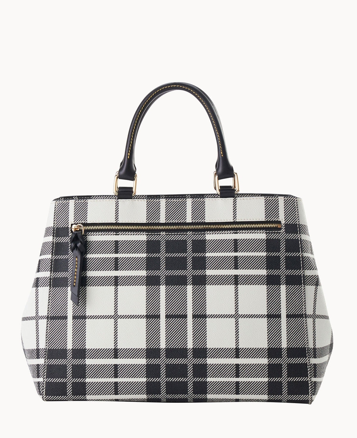 Oxford Zip Satchel