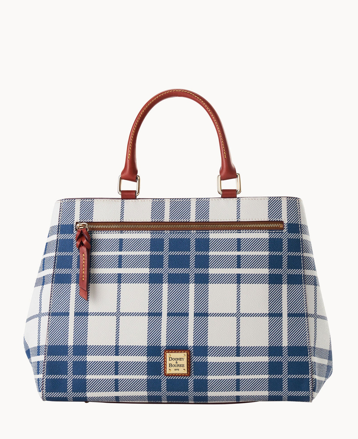 Oxford Zip Satchel