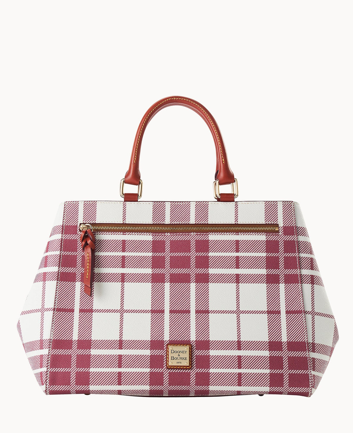 Oxford Zip Satchel