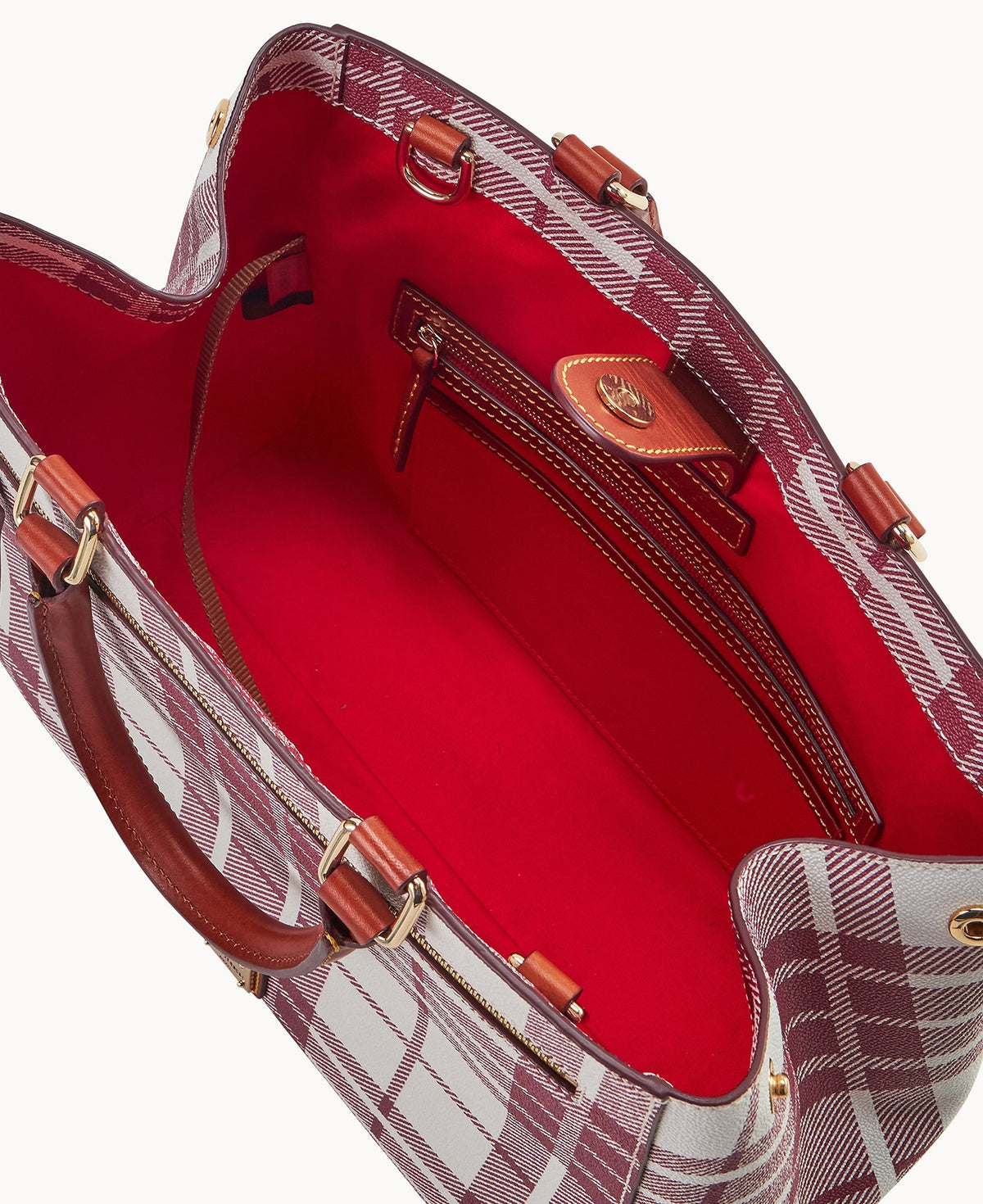 Oxford Zip Satchel
