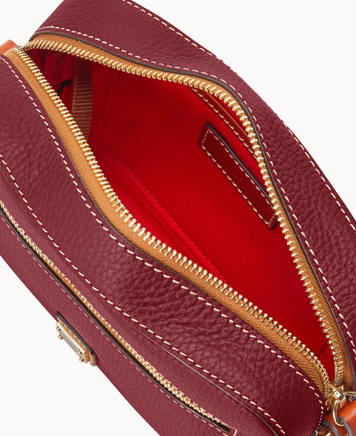 Pebble Grain Camera Zip Crossbody
