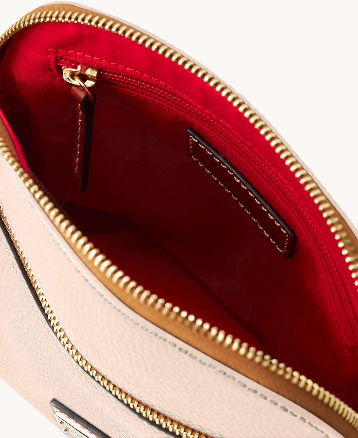 Pebble Grain Domed Crossbody