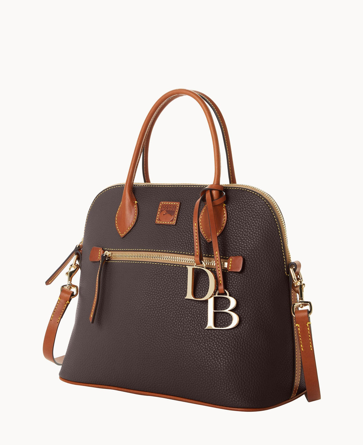 Pebble Grain Large Domed Satchel