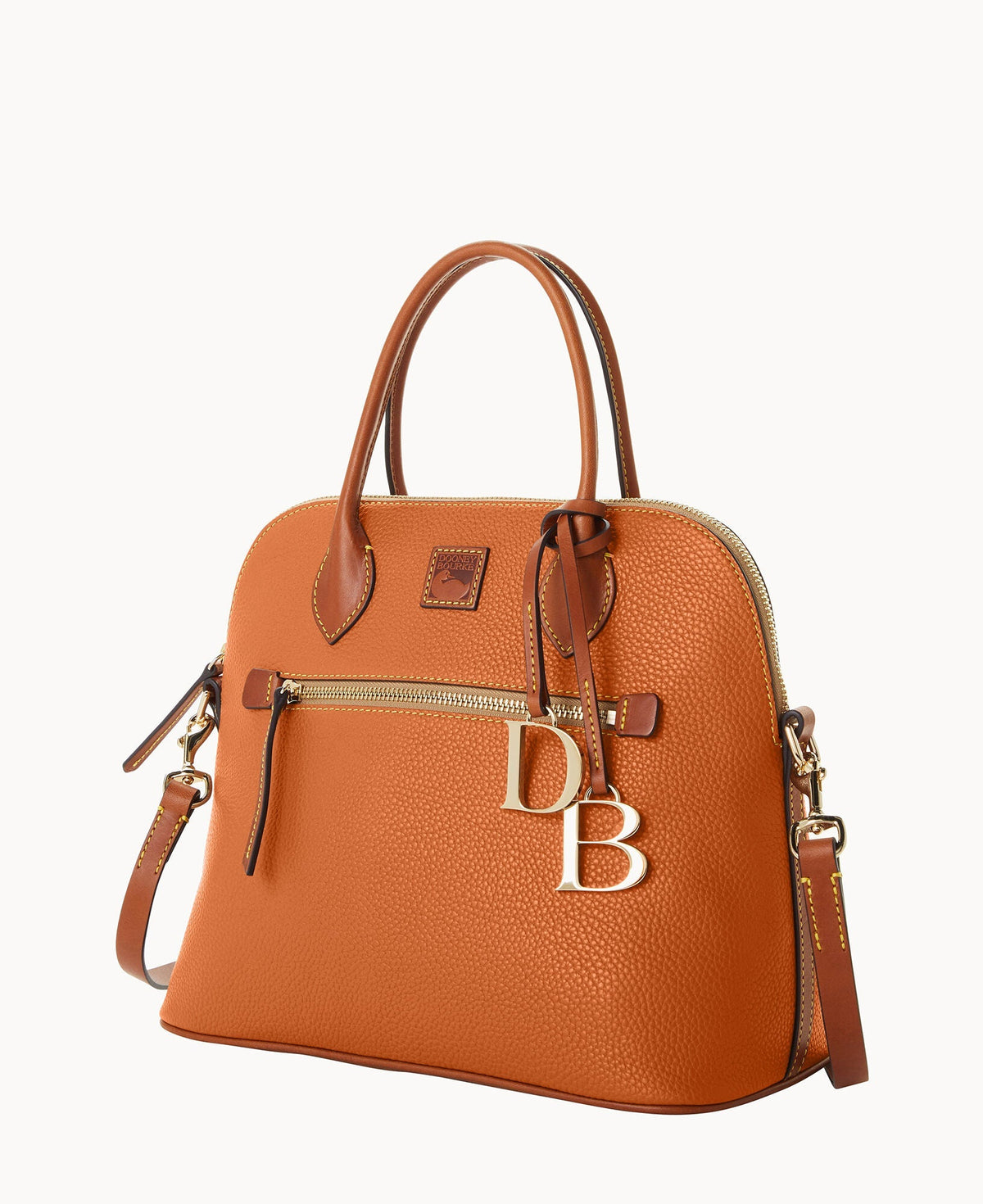 Pebble Grain Large Domed Satchel