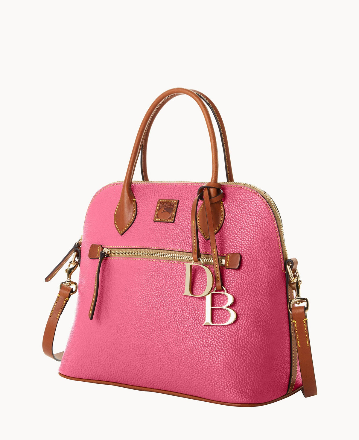 Pebble Grain Large Domed Satchel