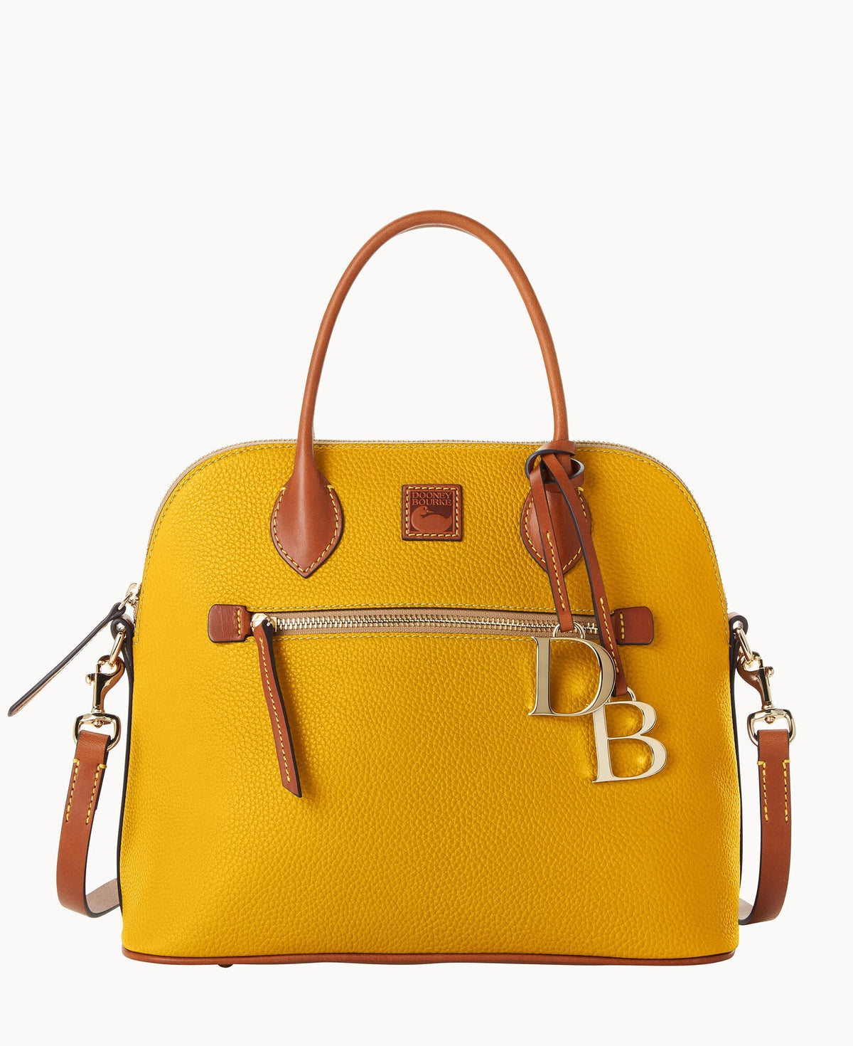 Pebble Grain Large Domed Satchel