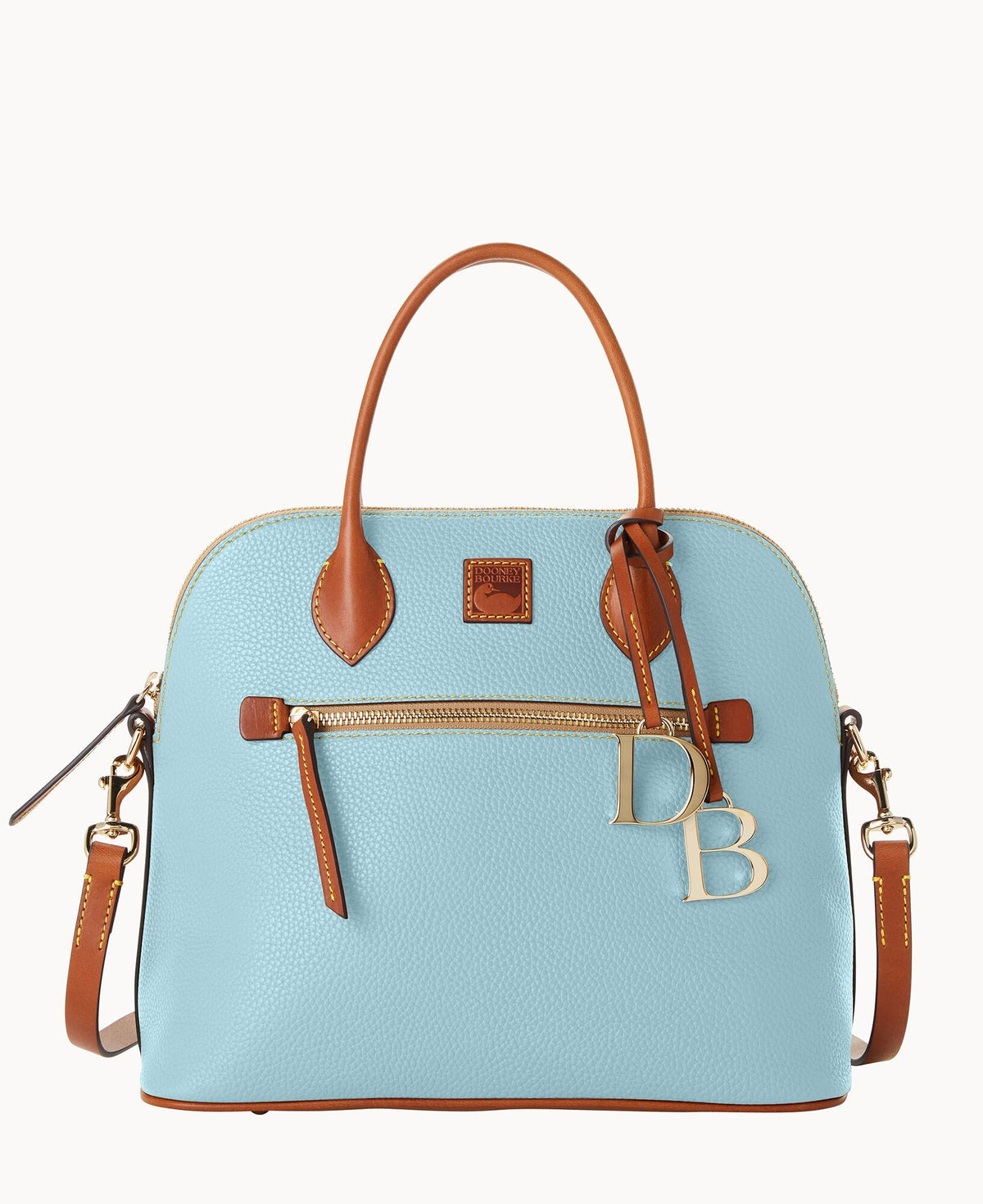 Pebble Grain Large Domed Satchel