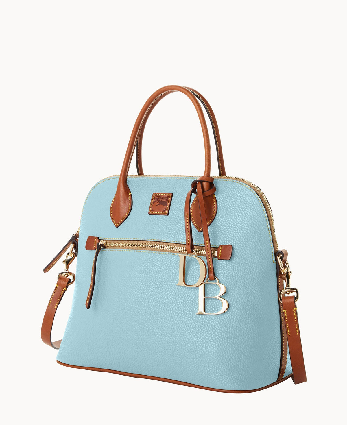 Pebble Grain Large Domed Satchel