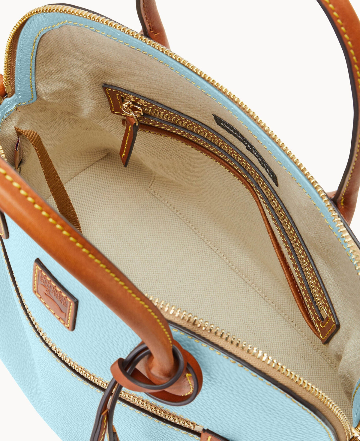 Pebble Grain Large Domed Satchel