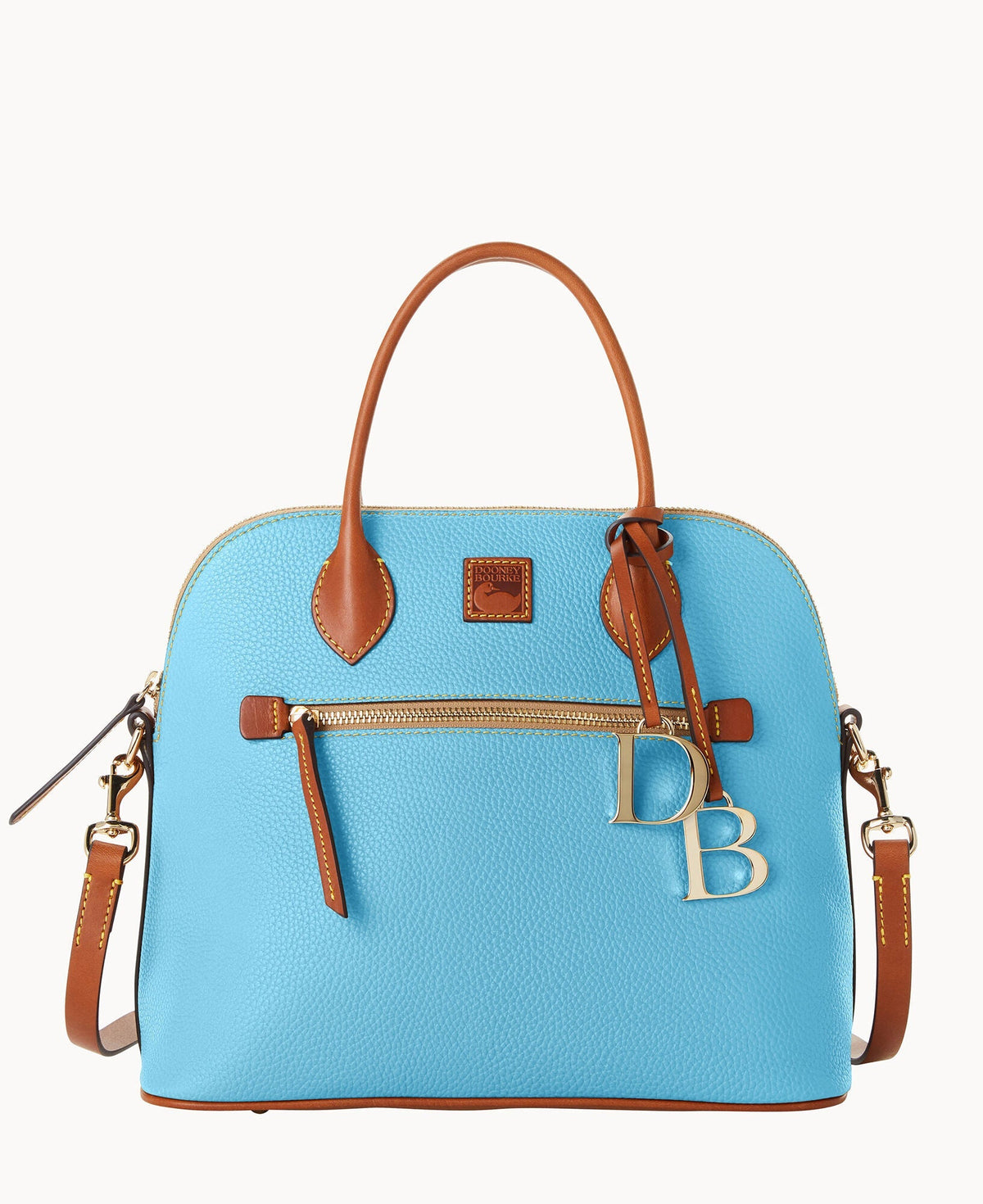 Pebble Grain Large Domed Satchel