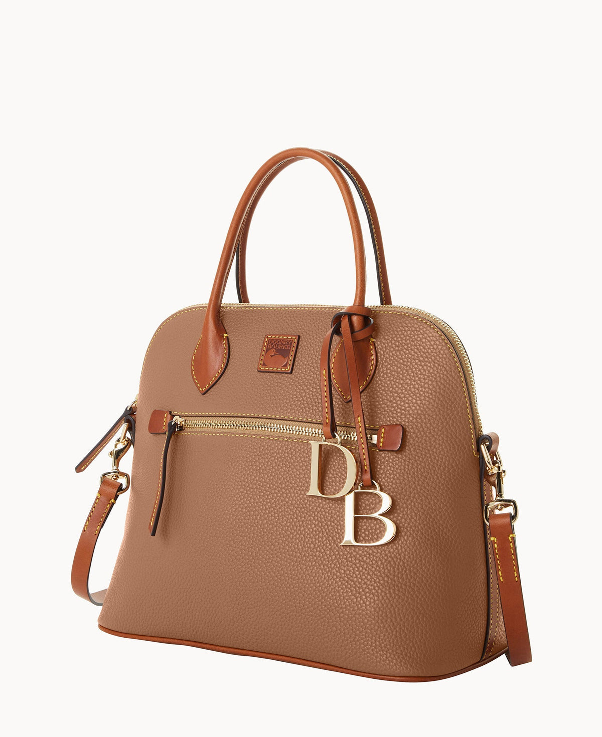 Pebble Grain Large Domed Satchel