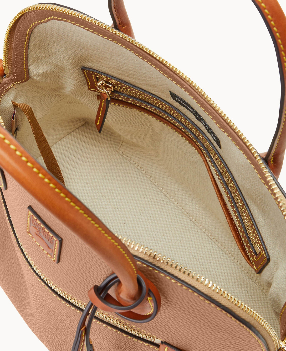 Pebble Grain Large Domed Satchel