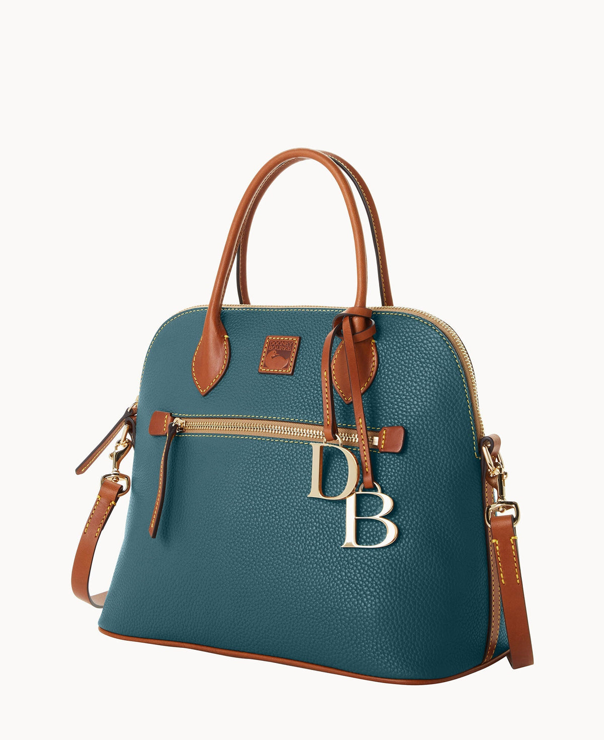 Pebble Grain Large Domed Satchel