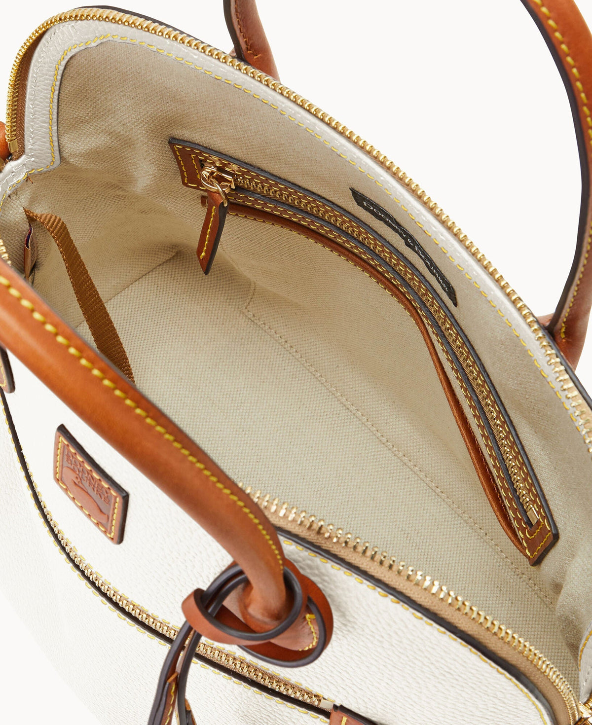 Pebble Grain Large Domed Satchel