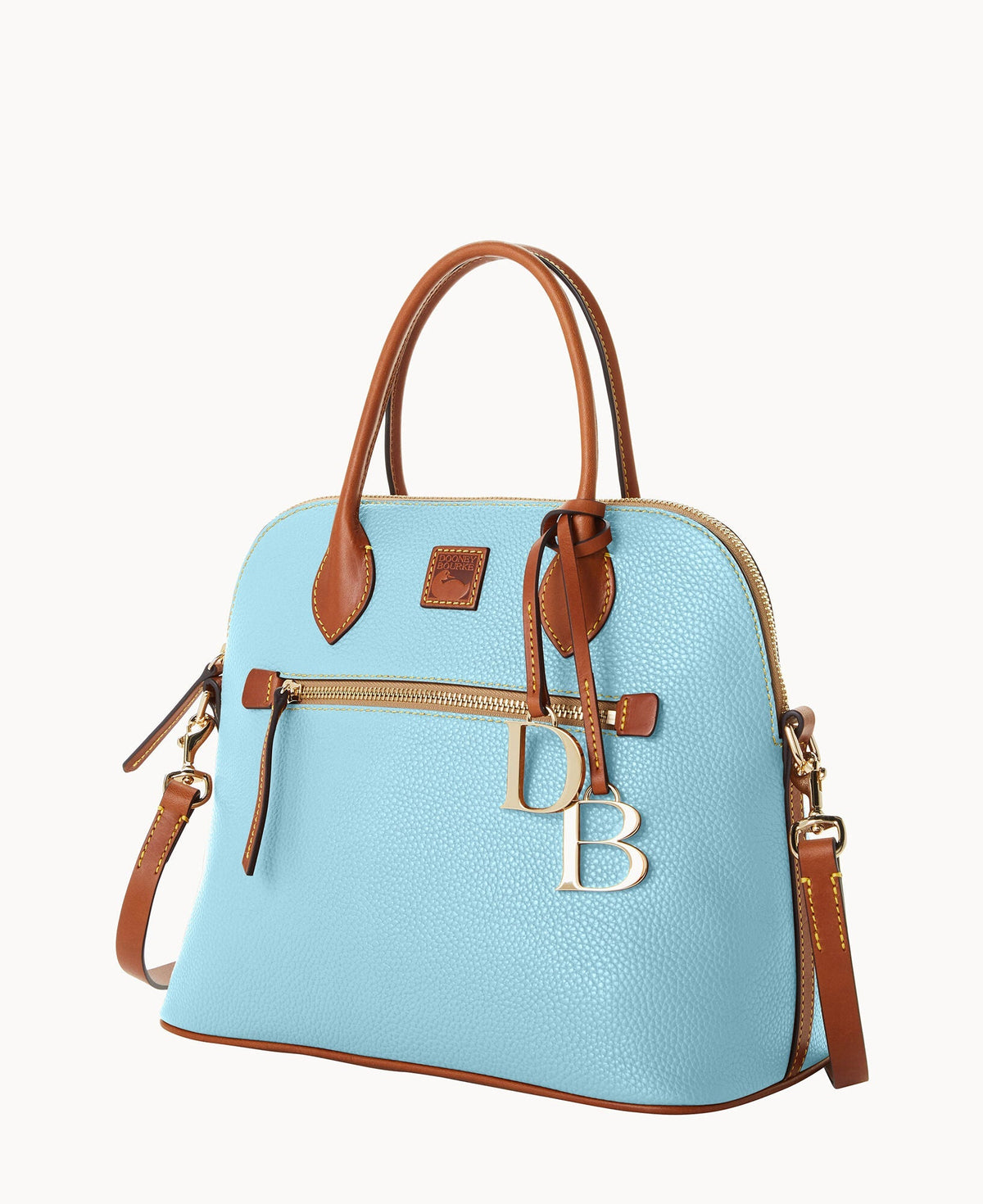 Pebble Grain Large Domed Satchel